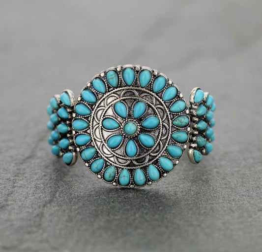 Madeline Turquoise Cuff Bracelet