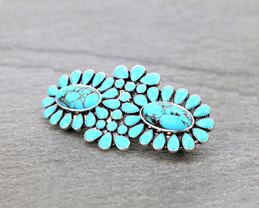 Verona Turquoise Hair Clip