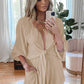 Tie Knot Puff Long Sleeve Romper