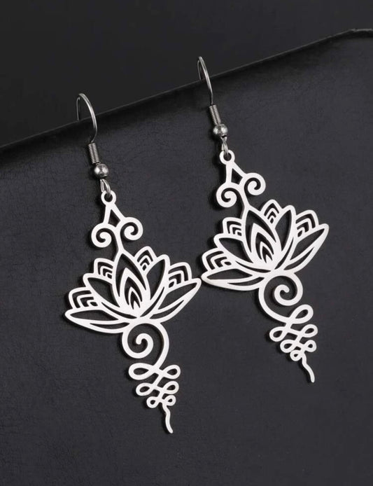 Lotus Flower Earrings