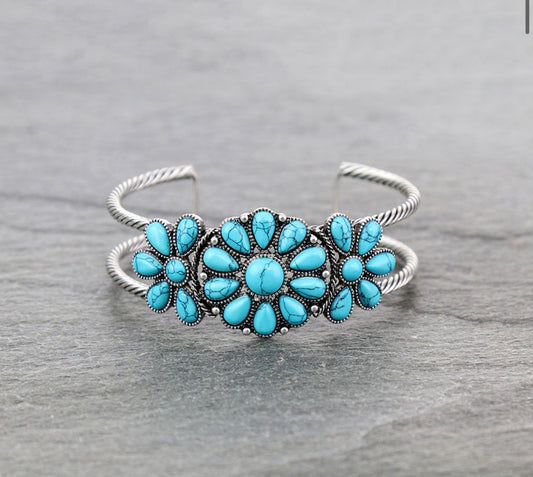 Grace Turquoise Cuff Bracelet