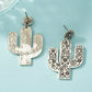 Beautiful Floral Cactus Earrings