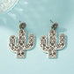 Beautiful Floral Cactus Earrings