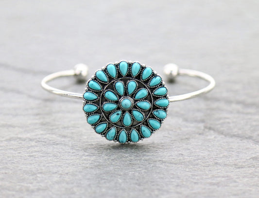 Marigold Turquoise Cuff Bracelet