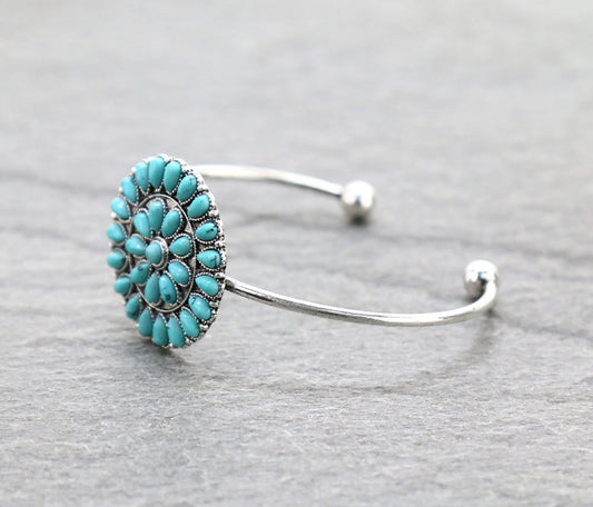 Marigold Turquoise Cuff Bracelet