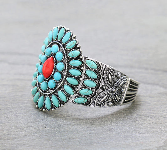 Madeline Turquoise Cuff Bracelet