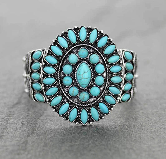 Madison Turquoise Cuff Bracelet