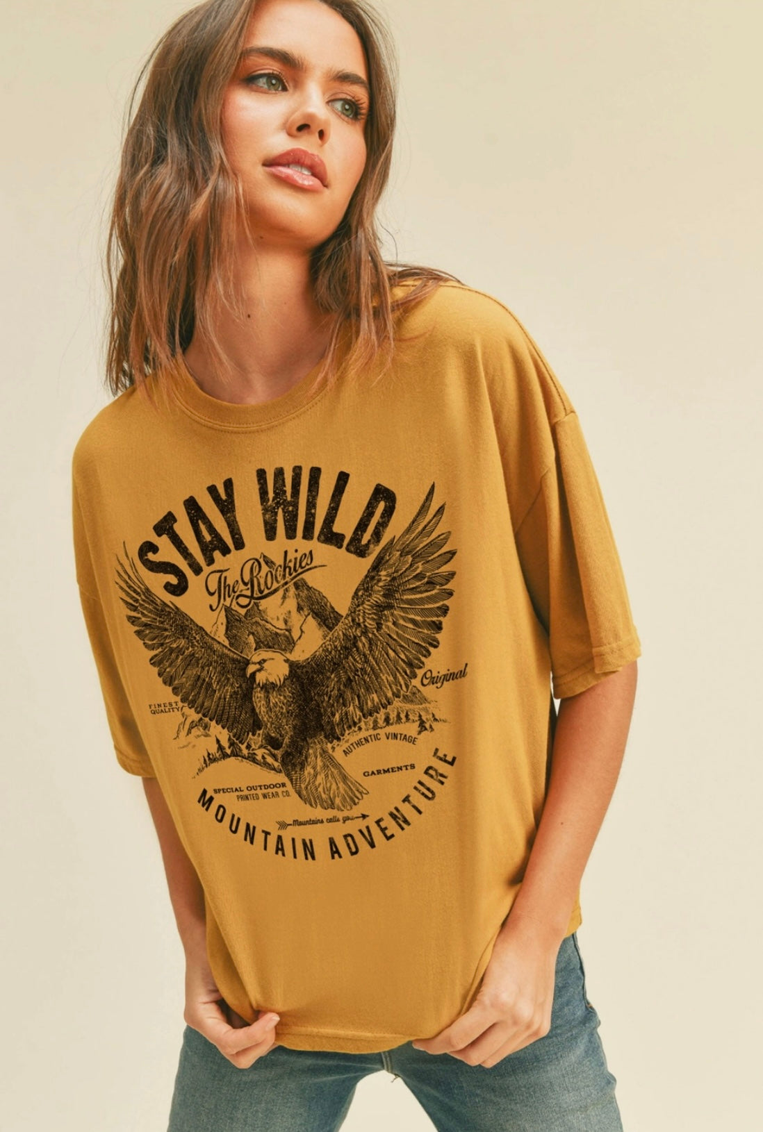 Stay wild tee