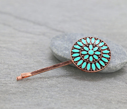 Fiona Turquoise Hair Pin