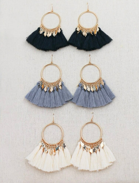 Set of 3 boho earrings