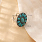 Floral Turquoise Ring